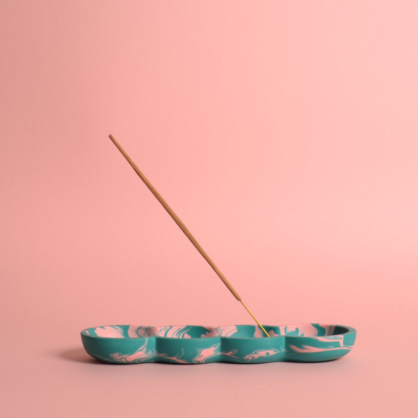 Incense Holder - Pink and Green