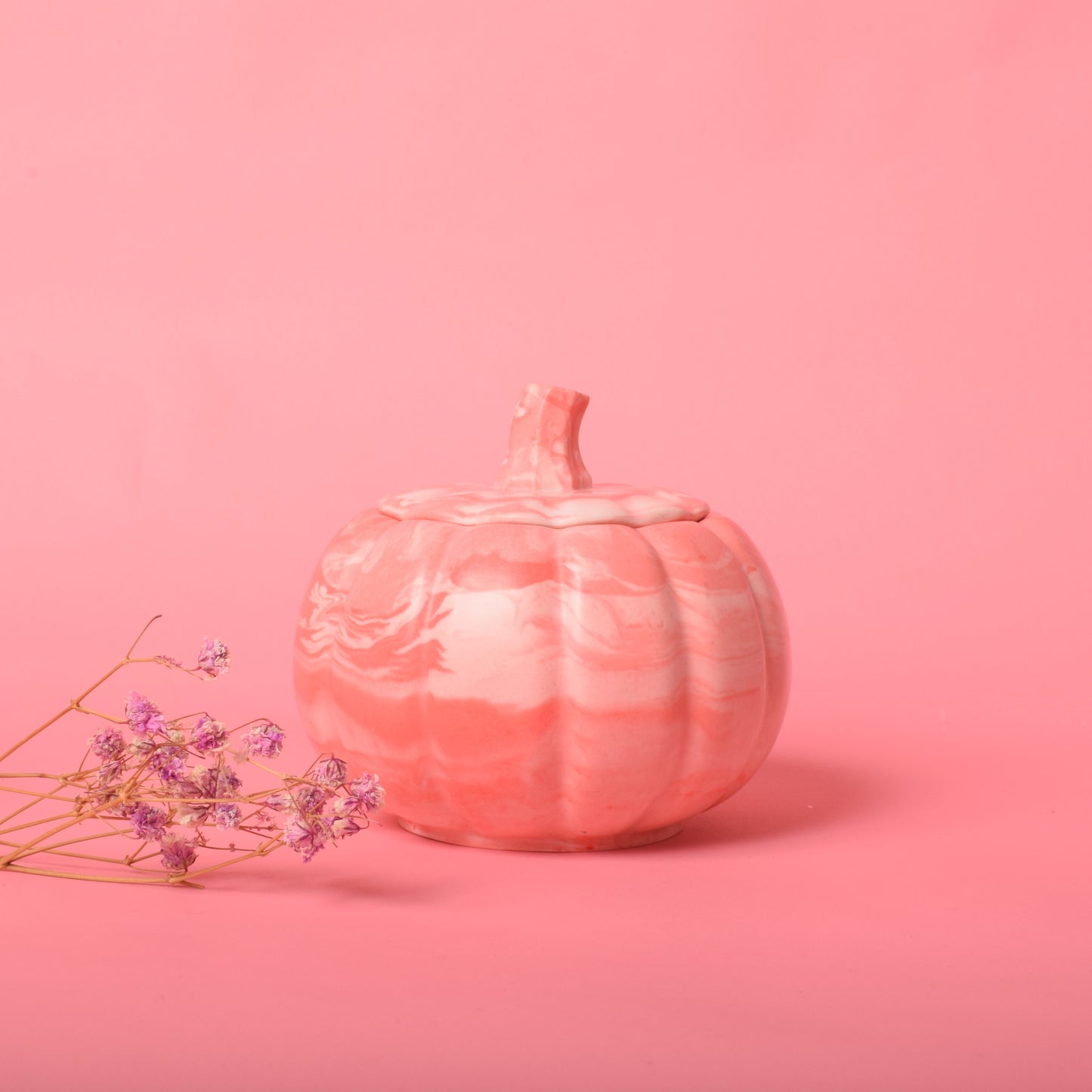 Pink Pumpkin Pot