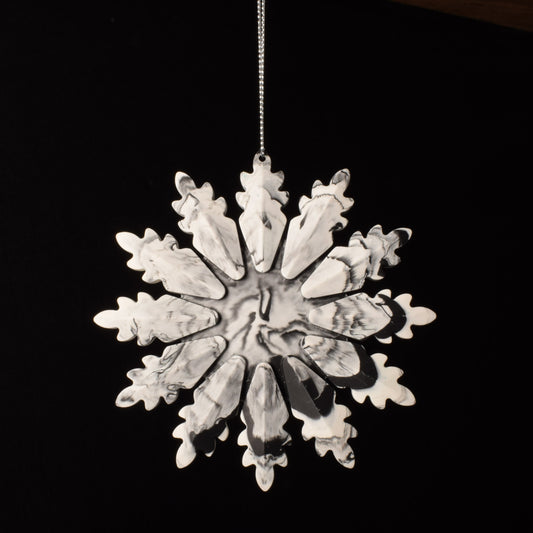 Black & White Christmas Tree Ornament