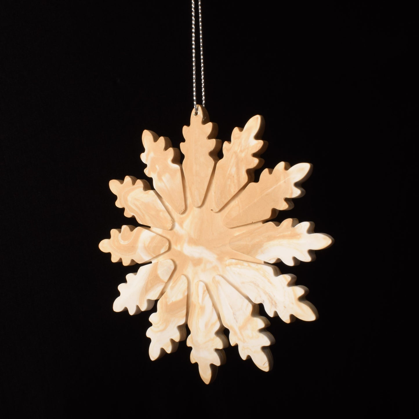 Beige Christmas Tree Ornament