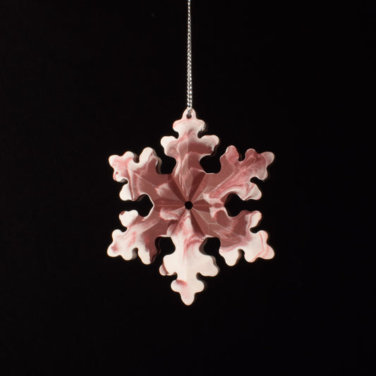 Burgundy Christmas Tree Ornament