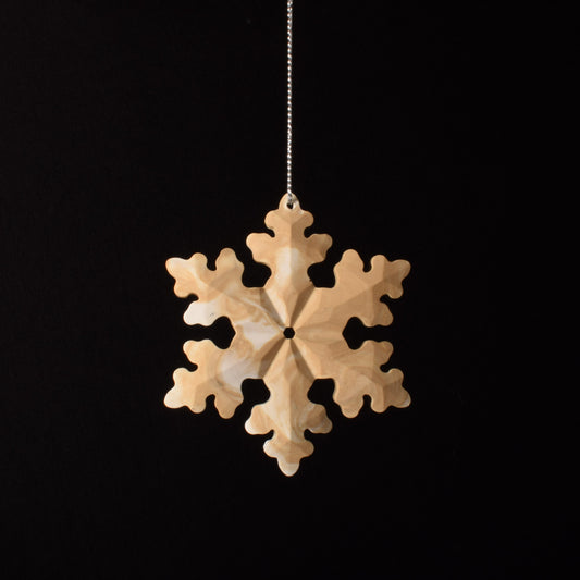 Beige Christmas Tree Ornament