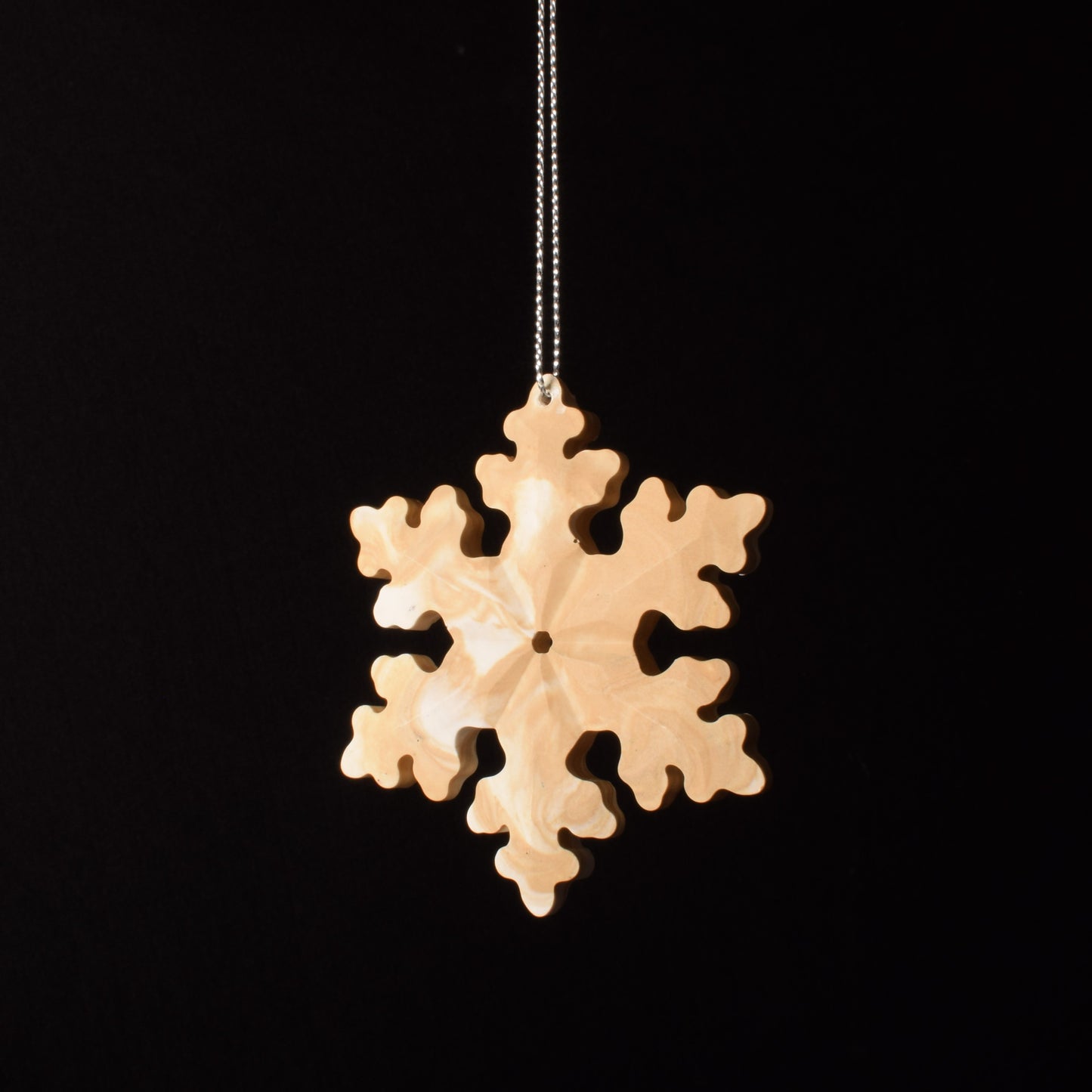 Beige Christmas Tree Ornament